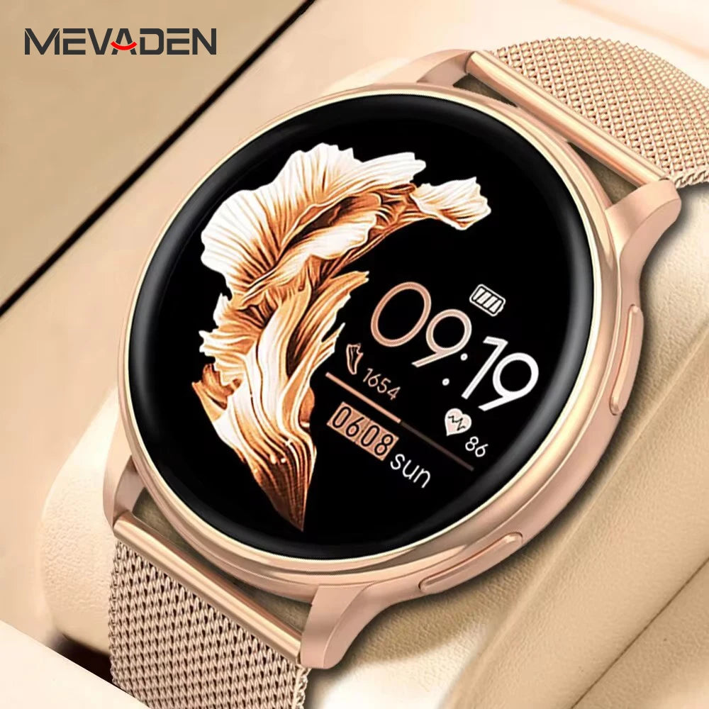 MEVADEN Bluetooth Smart Watch Women Custom Dial