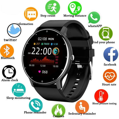 LIGE Smart Watch Men Bluetooth 5.2 Waterproof