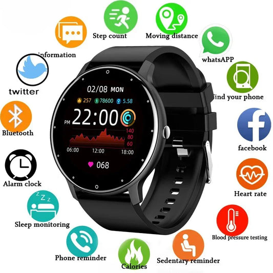 LIGE Smart Watch Men Bluetooth 5.2 Waterproof
