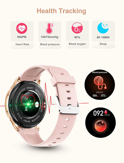 MEVADEN Bluetooth Smart Watch Women Custom Dial