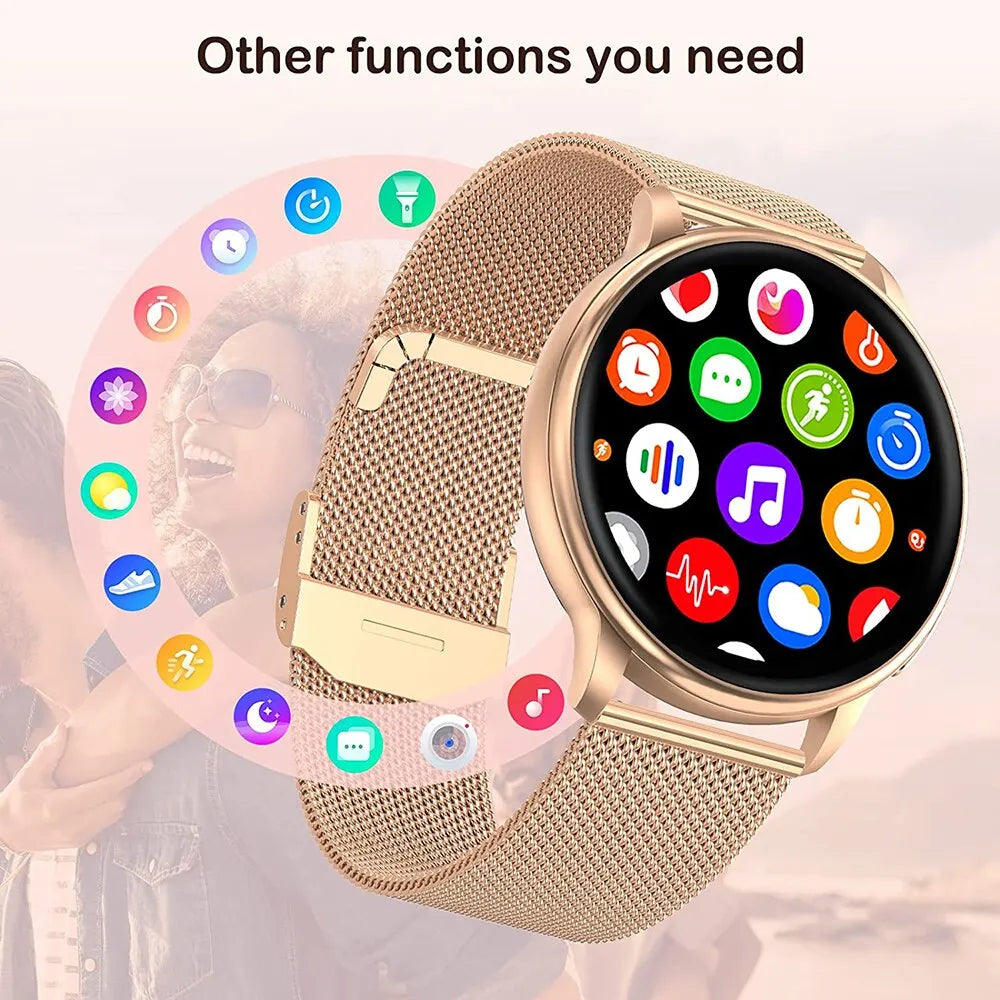 MEVADEN Bluetooth Smart Watch Women Custom Dial