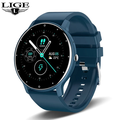 LIGE Smart Watch Men Bluetooth 5.2 Waterproof