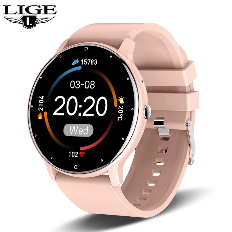 LIGE Smart Watch Men Bluetooth 5.2 Waterproof