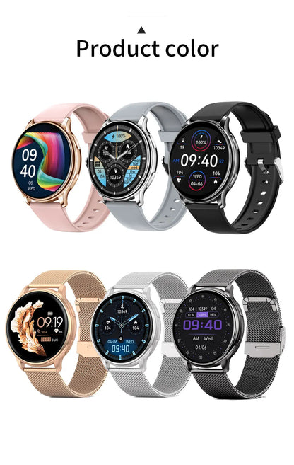 MEVADEN Bluetooth Smart Watch Women Custom Dial
