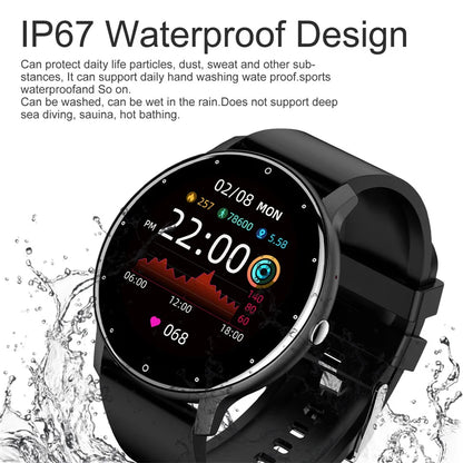 LIGE Smart Watch Men Bluetooth 5.2 Waterproof